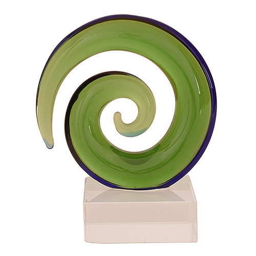 Round Koru - Custom Trophies & Awards | Engraving | Laser | Commercial |  Industrial | Giftware | 21st Keys | Barclay Engravers